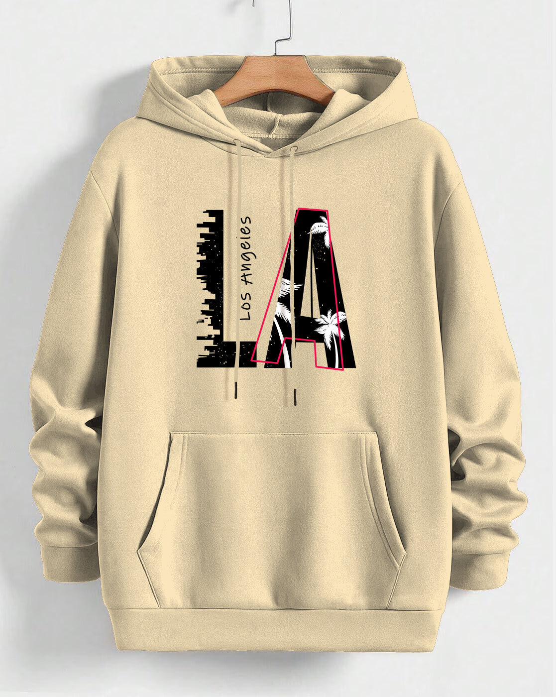 Printed Hoodie for Men – Warm & Stylish Sweatshirt