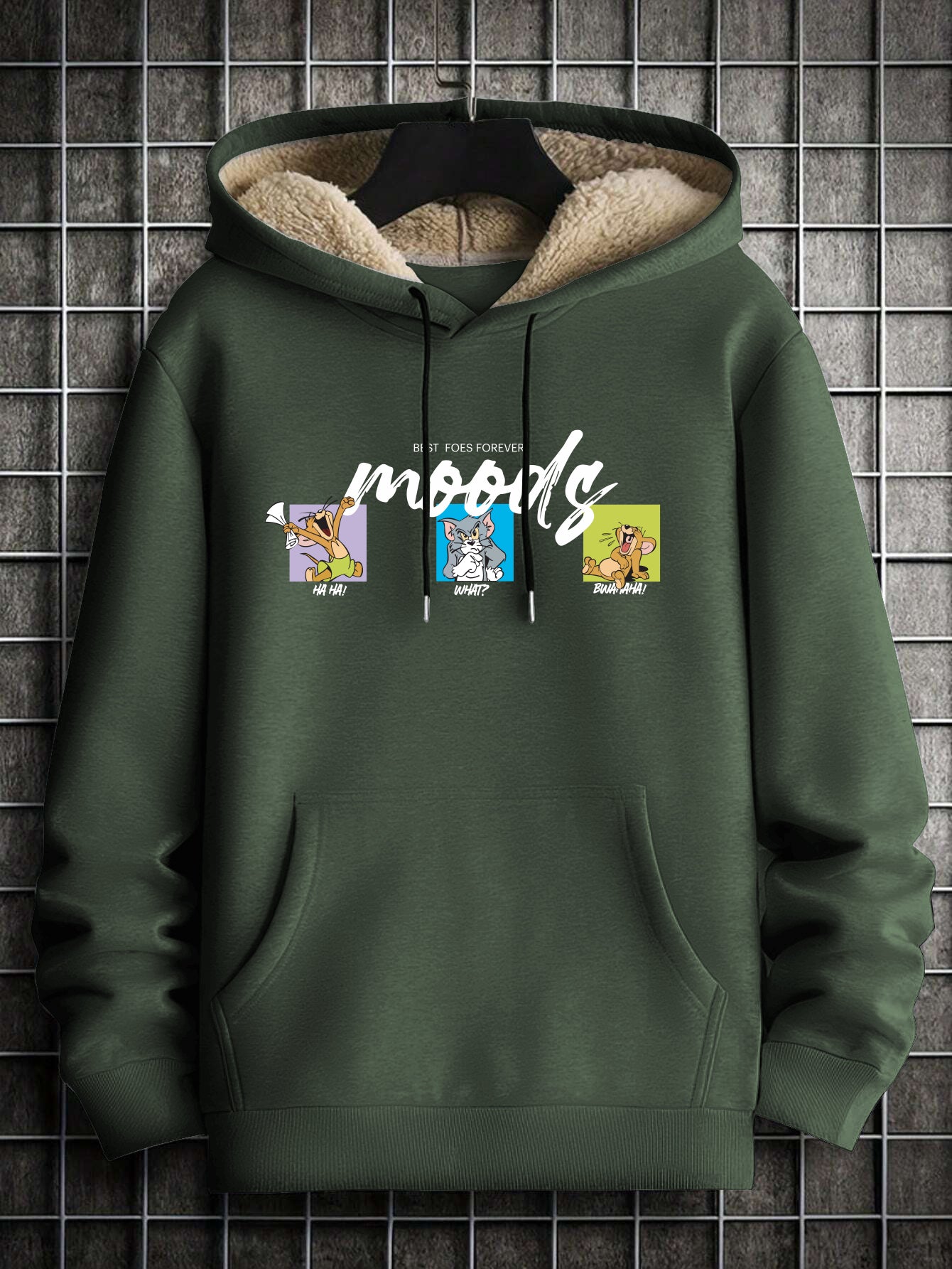 Printed Hoodie for Men – Warm & Stylish Sweatshirt
