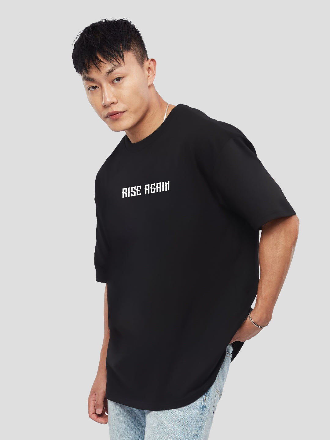 Printed Oversized Cotton T-Shirt for Men – Casual & Stylish