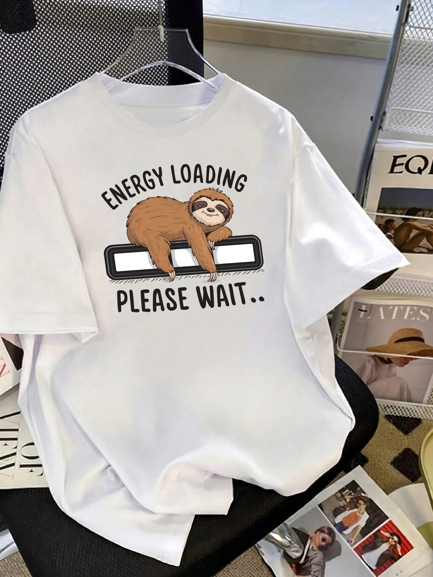 Printed Oversized Cotton T-Shirt for Women