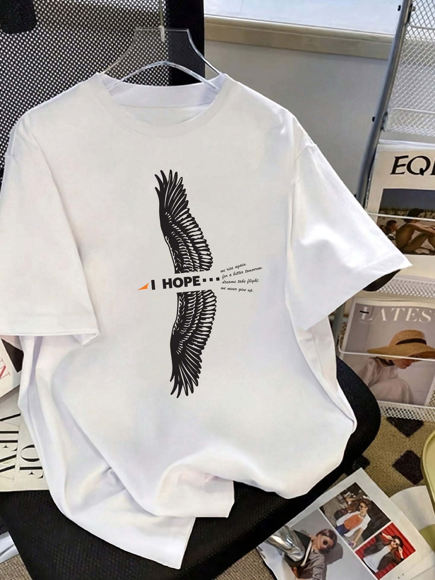 Printed Oversized Cotton T-Shirt for Women