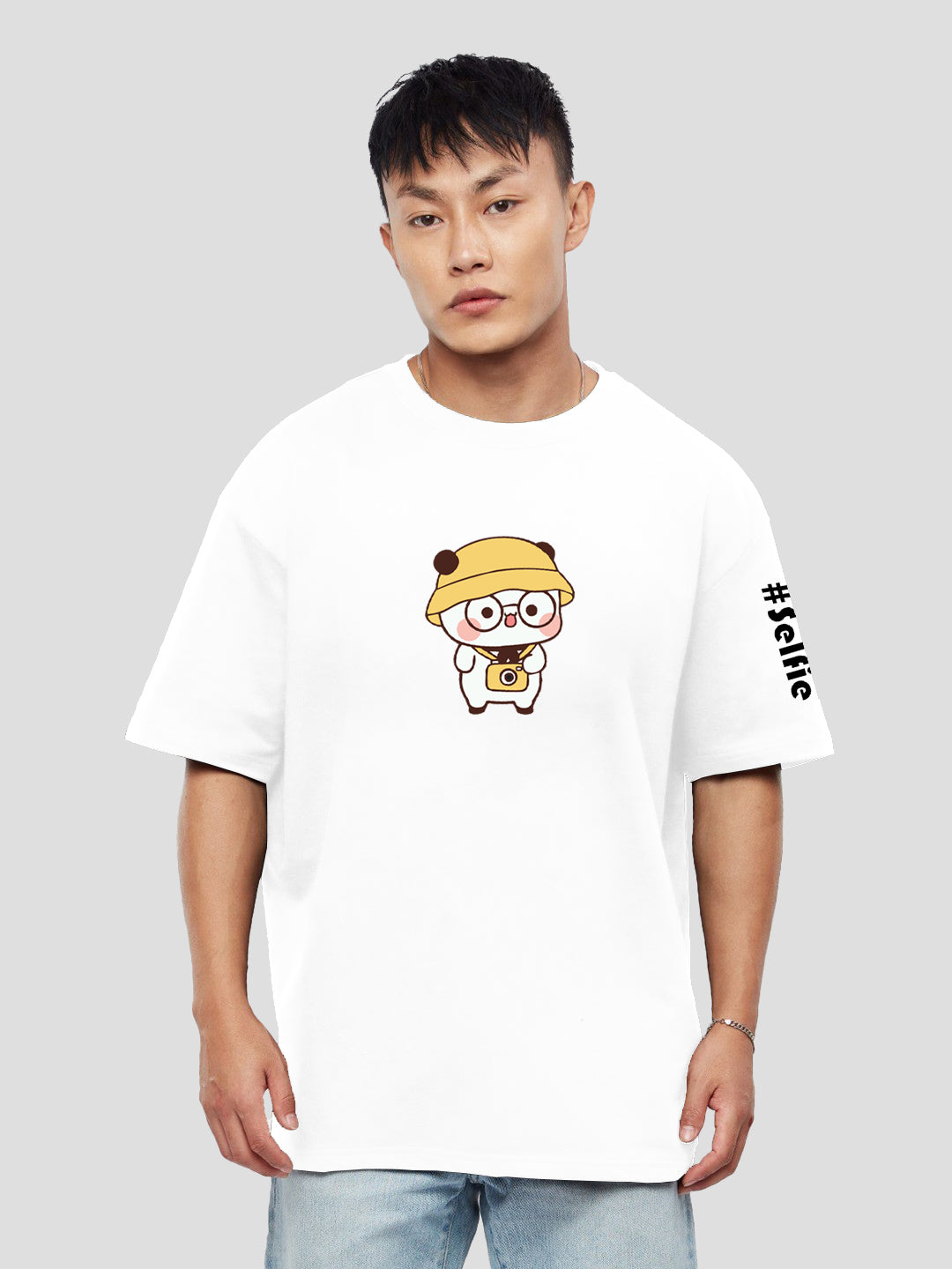 Printed Oversized Cotton T-Shirt for Men – Casual & Stylish