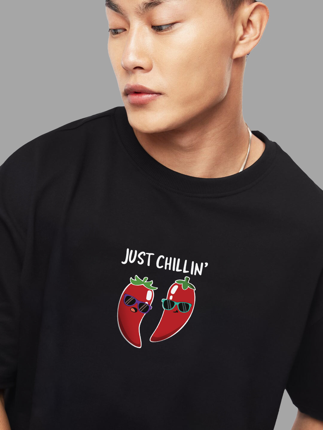 Printed Oversized Cotton T-Shirt for Men – Casual & Stylish