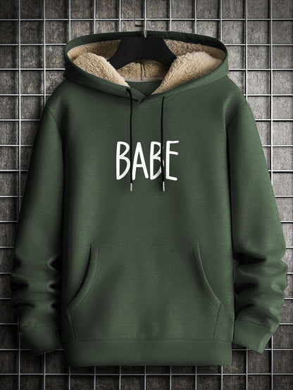 Printed Hoodie for Men – Warm & Stylish Sweatshirt