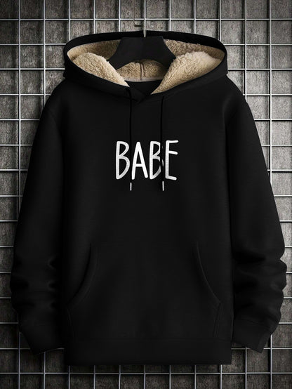 Printed Hoodie for Men – Warm & Stylish Sweatshirt