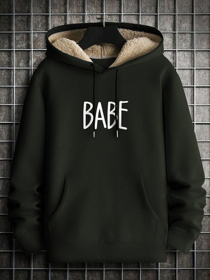 Printed Hoodie for Men – Warm & Stylish Sweatshirt