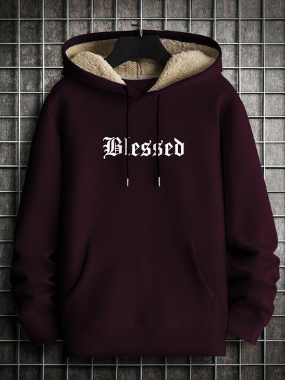 Printed Hoodie for Men – Warm & Stylish Sweatshirt