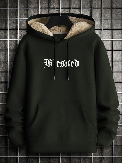 Printed Hoodie for Men – Warm & Stylish Sweatshirt