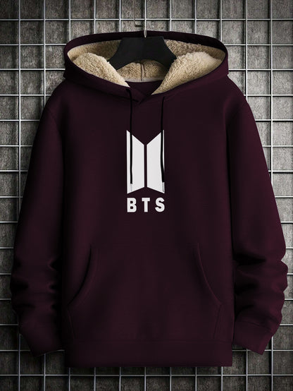 Printed Hoodie for Men – Warm & Stylish Sweatshirt