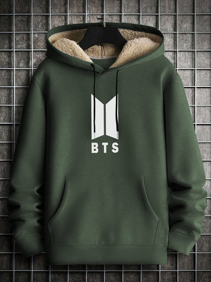 Printed Hoodie for Men – Warm & Stylish Sweatshirt