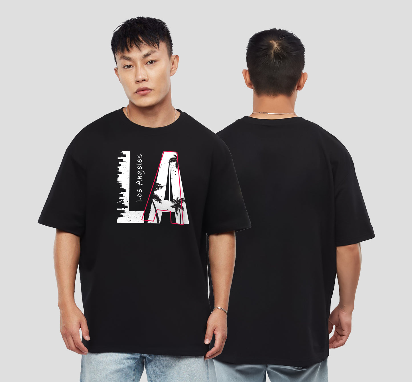 Printed Oversized Cotton T-Shirt for Men – Casual & Stylish