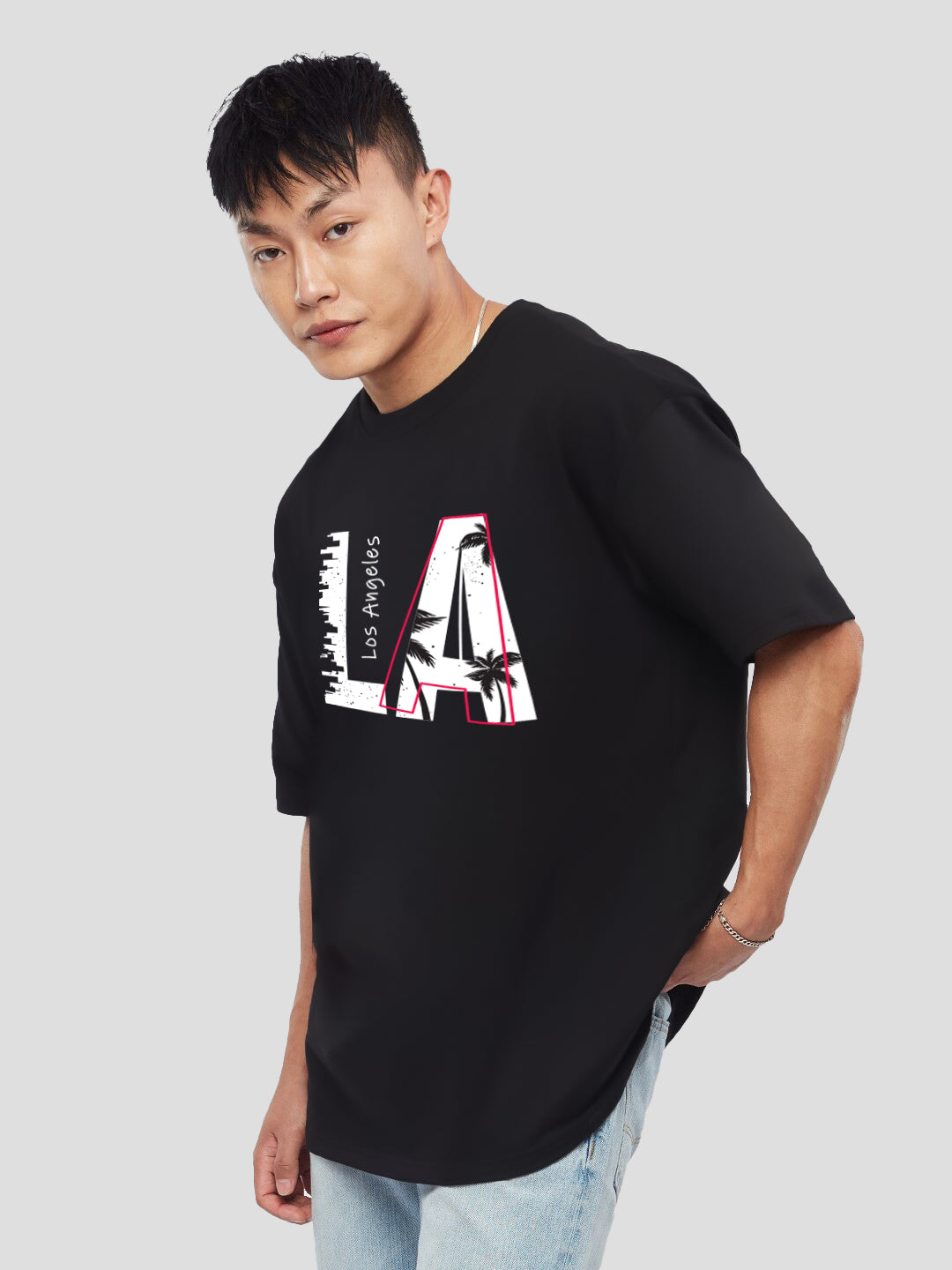 Printed Oversized Cotton T-Shirt for Men – Casual & Stylish