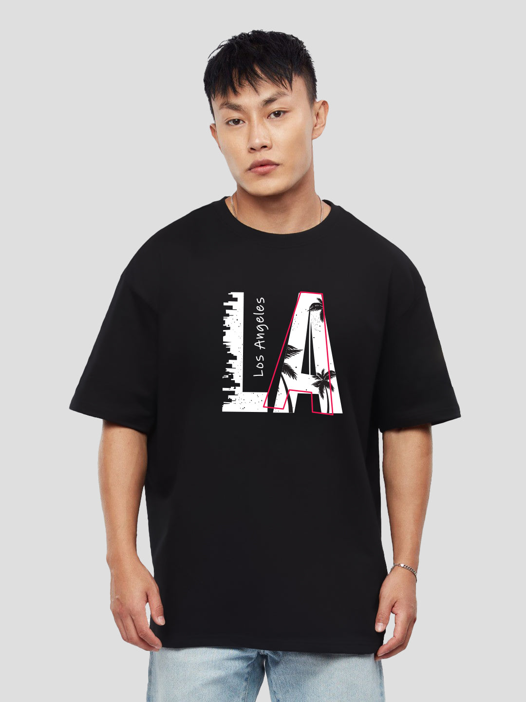 Printed Oversized Cotton T-Shirt for Men – Casual & Stylish