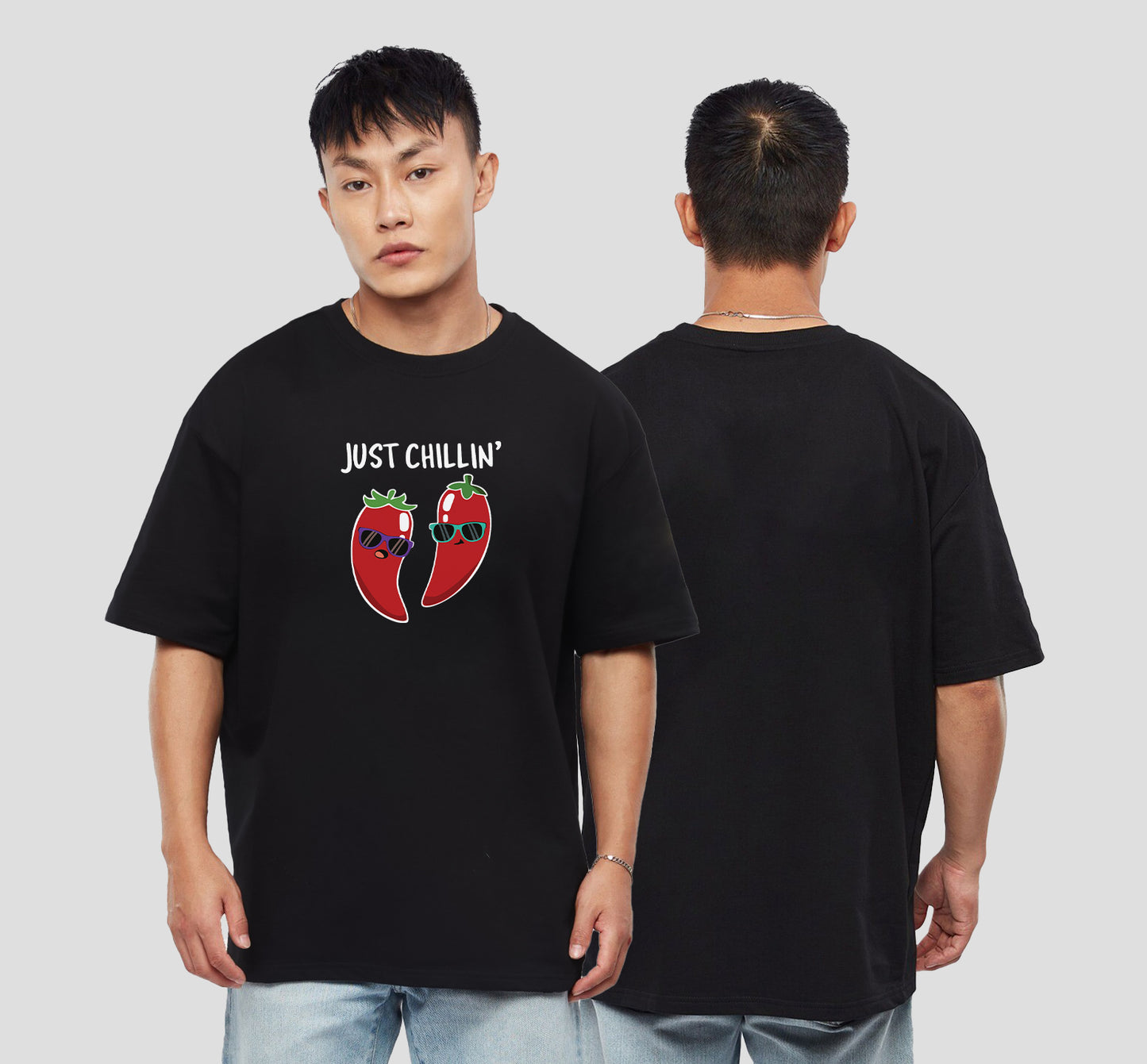 Printed Oversized Cotton T-Shirt for Men – Casual & Stylish