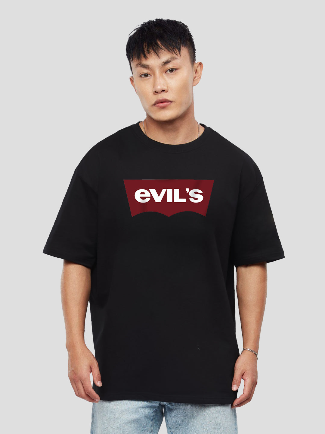 Printed Oversized Cotton T-Shirt for Men – Casual & Stylish
