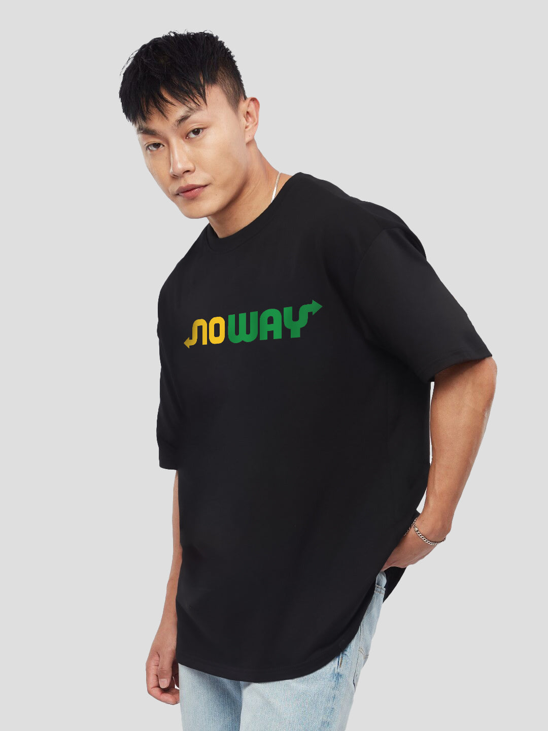 Printed Oversized Cotton T-Shirt for Men – Casual & Stylish