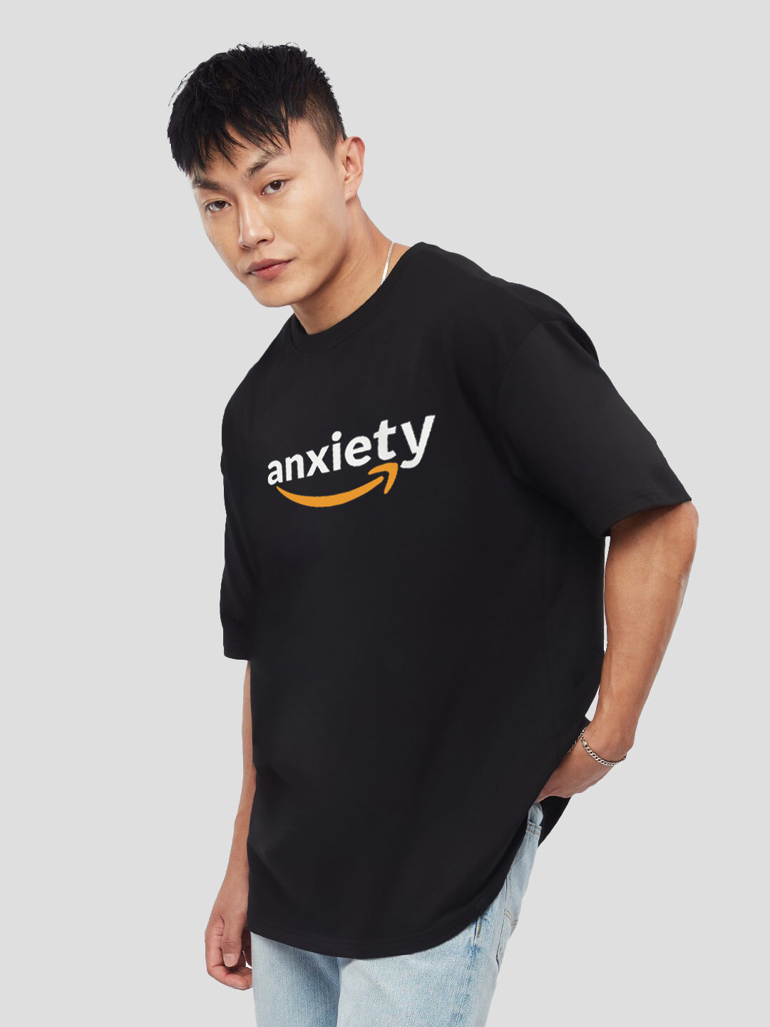 Printed Oversized Cotton T-Shirt for Men – Casual & Stylish