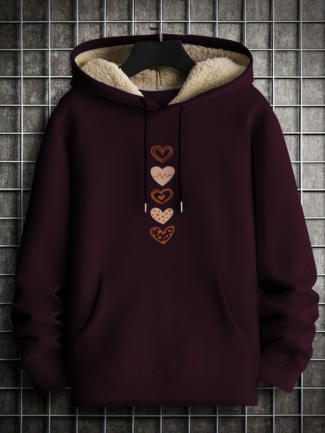 Printed Hoodie for Men – Warm & Stylish Sweatshirt